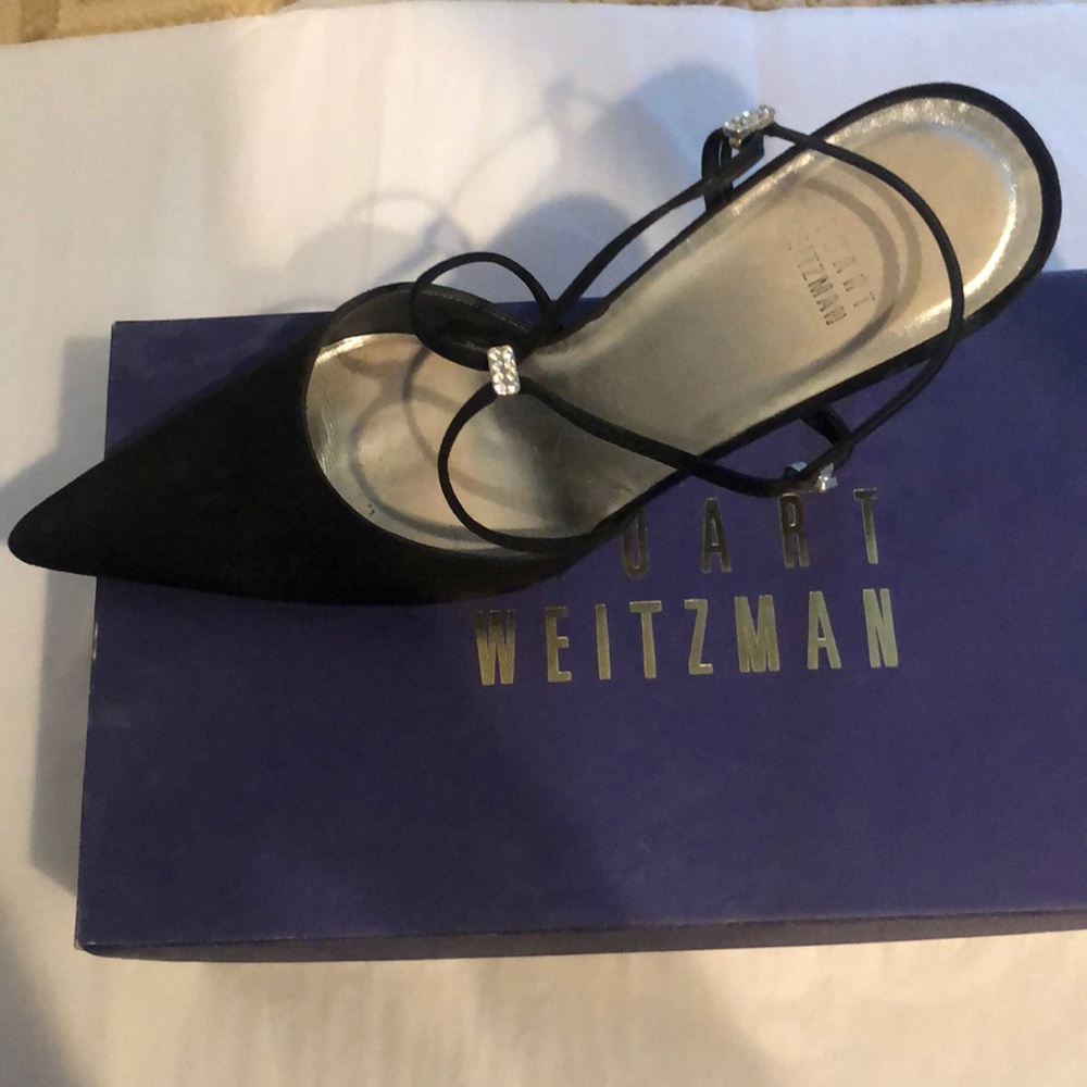 Black evening shoes